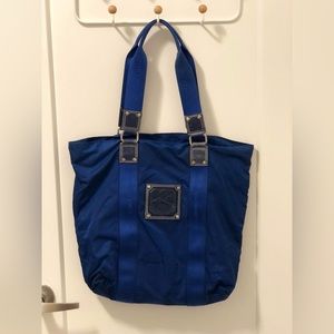 Deep blue Longchamp bag